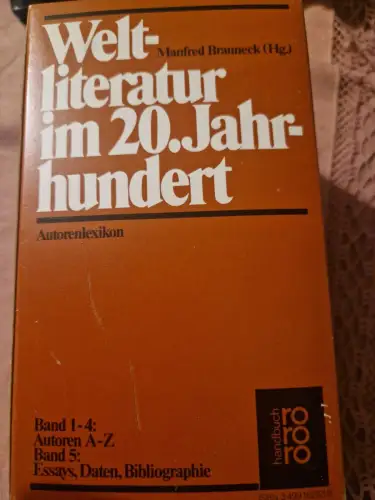 Weltliteratur im 20. Jahrhundert 1 - 5