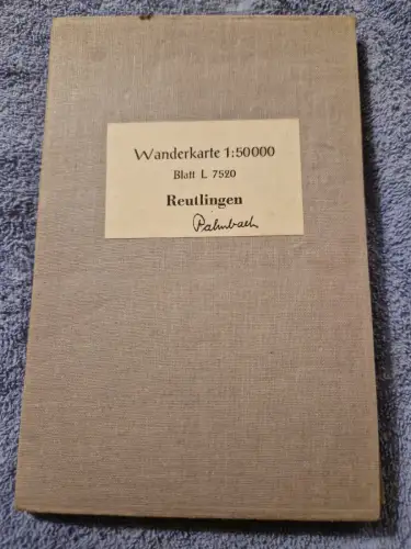 Wanderkarte 1:50000 - Reutlingen