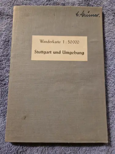 Wanderkarte 1:50000 - Stuttgart und Umgebung