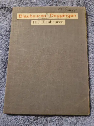 Wanderkarte 1:50000 - Blaubeuren - Deggingen