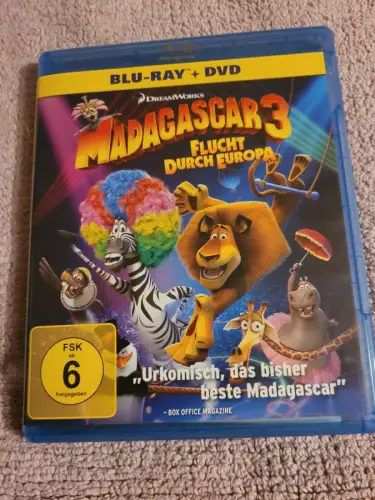 Madagascar 3: Flucht durch Europa (+ DVD) [Blu-ray]