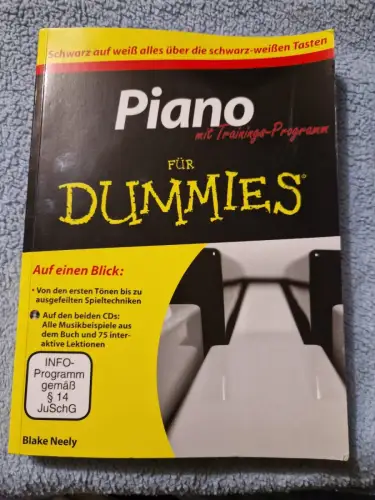 Piano mit Trainingsprogramm für Dummies Neely, Blake: