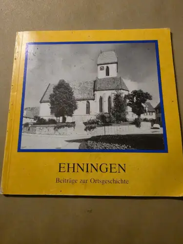 Ehningen - Beiträge zur Ortsgeschichte