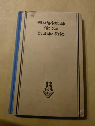 Strafgesetzbuch für das Deutsche Reich