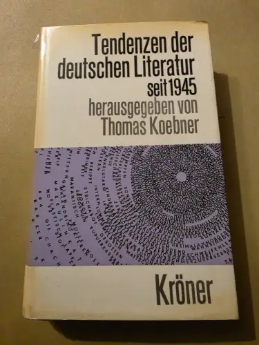 Tendenzen der deutschen Literatur seit 1945
