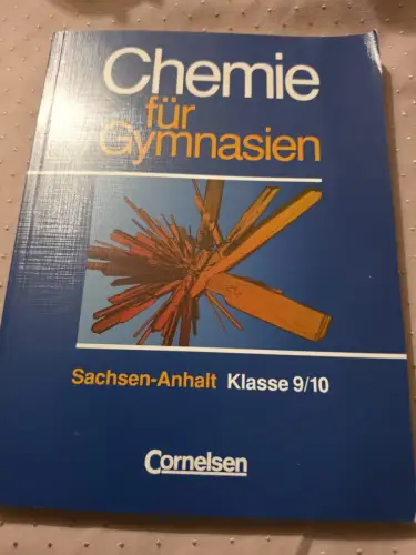 Chemie für Gymnasien. Sachsen-Anhalt / 9./10. Schuljahr - Schülerbuch Blume, Rüd