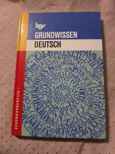 bsv Grundwissen Deutsch Nachschlagewerk für den Sekundarbereich I