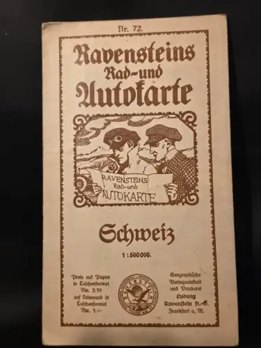 Ravensteins Rad und Wanderkarte - Schweiz