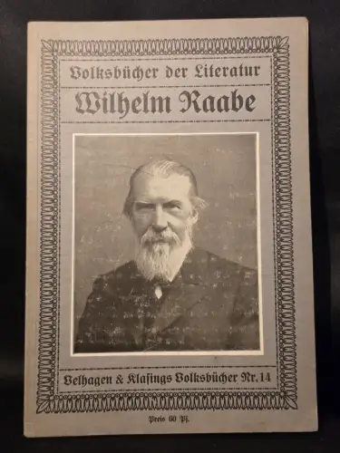 Volksbücher für Kunst - Wilhelm Raabe
