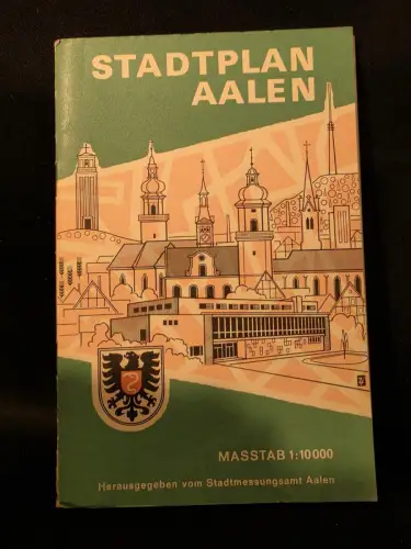 Stadtplan Aalen - 1:10000 (Grün)