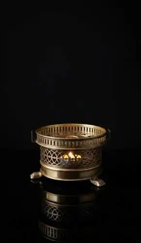 ​✨ Antikes Messing-Stövchen – Strahlender Vintage-Luxus ✨