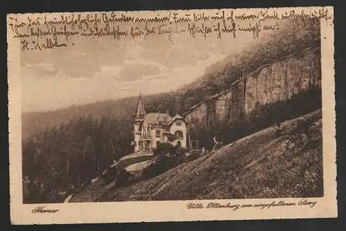 [Ansichtskarte] Themar  Villa IIltenburg am eingefallenen Berg. 