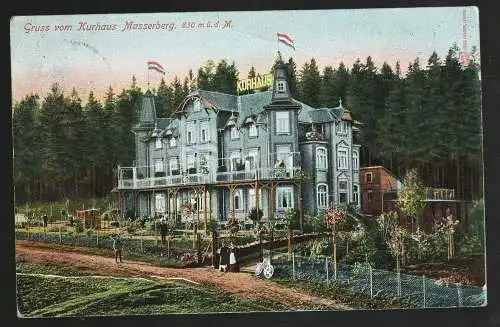 [Ansichtskarte] Gruss vom Kurhaus Masserberg 830 m. ü. d. M. 