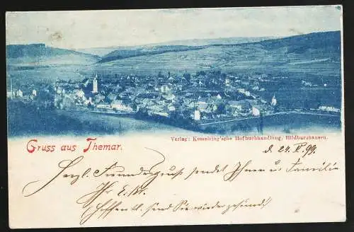 [Ansichtskarte] Gruss aus Themar. 