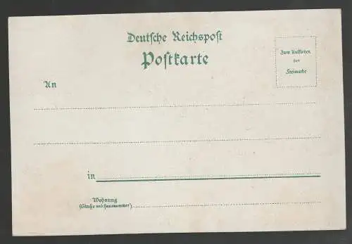 [Lithographie] Gruss aus Gotha. 