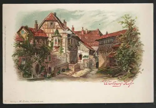 [Ansichtskarte] Wartburg-Hof. 
