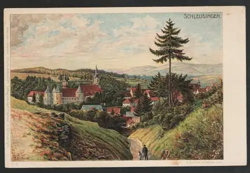[Ansichtskarte] Schleusingen. 