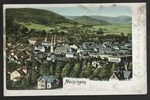 [Ansichtskarte] Meiningen. 