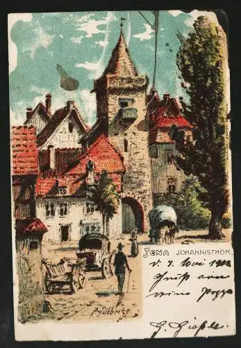 [Ansichtskarte] Jena  Johannisthor. 