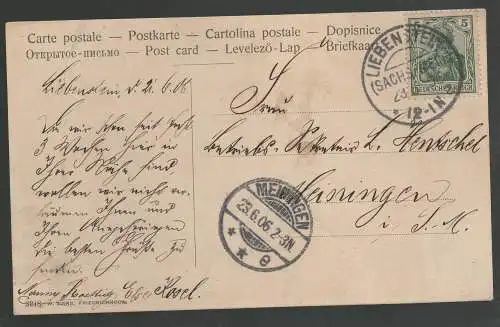 [Ansichtskarte] Bad Liebenstein. 