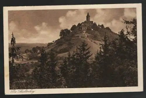 [Ansichtskarte] Die Leuchtenburg. 