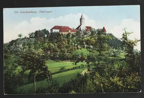 [Ansichtskarte] Die Leuchtenburg, Thüringen. 
