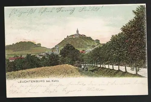 [Ansichtskarte] Leuchtenburg bei Kahla. 
