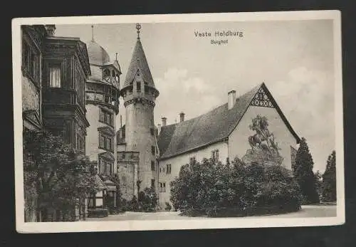 [Ansichtskarte] Veste Heldburg  Burghof. 