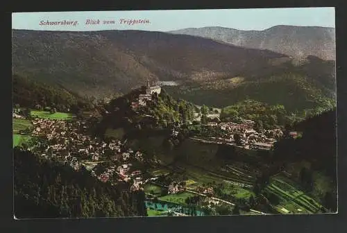 [Ansichtskarte] Schwarzburg  Blick vom Trippstein. 