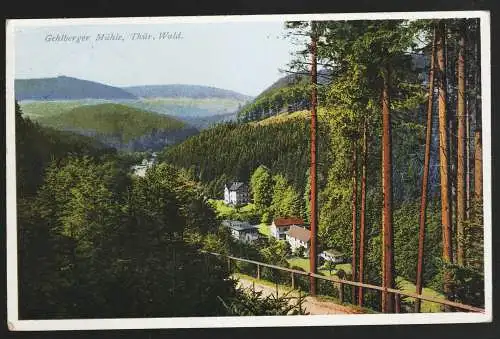 [Ansichtskarte] Gehlberger Mühle,  Thür. Wald. 