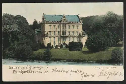 [Ansichtskarte] Gruss aus Reinhardsbrunn. 