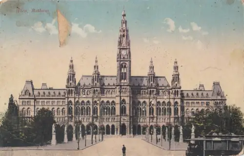B79607 rathaus wien österreich Vorder-/Rückbild