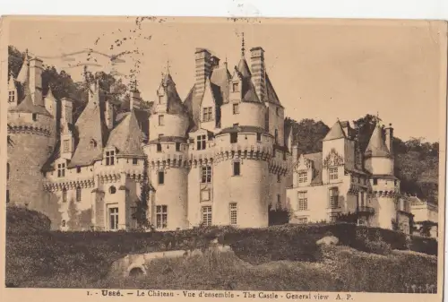 B80008 usse le chateau france vue d ensemble das Schloss Vorder-/Rückbild