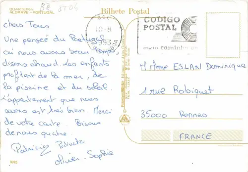 BR8504 Quarteira Algrave Portugal