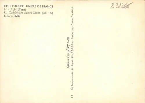 B31295 Albi La Cathedrale Sainte Cecile Frankreich