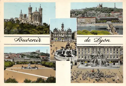 BR14897 Notre dame de Fourviere Lyon Frankreich