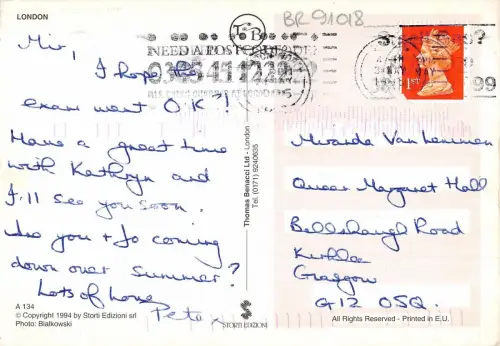 BR91018 whitehall london uk