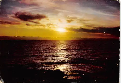 BR13556 Sur la Cote Atalntique Coucher de soleil france