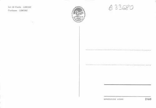 B33680 Lago di Garda Limone Italien