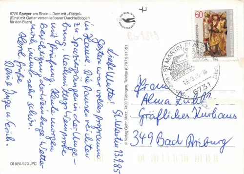 BG9819 speyer am rhein dom mit riegel germany