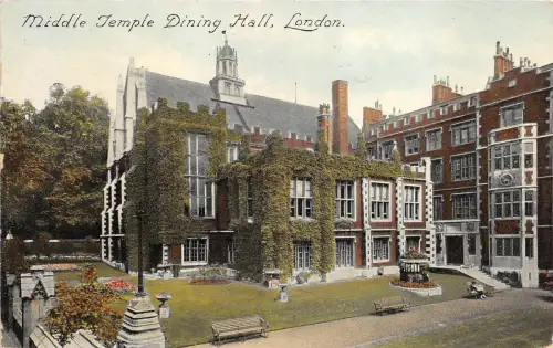 B90708 middle temple dining hall london uk