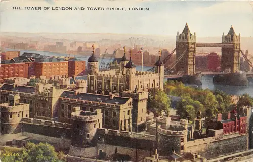 BR61139 the tower and tower bridge london uk