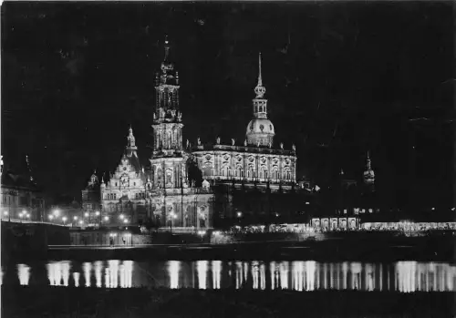 B47055 Dresden Ehem Hafkirche und schloss deutschland