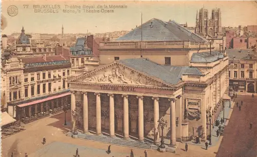 Br35012 Bruxelles Theatre Royal de la Monnaie belgium
