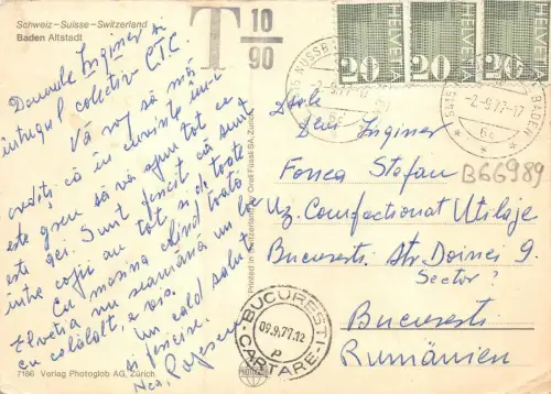 B66989 Baden Altstadt Schweiz