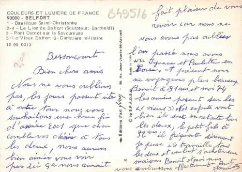 B49516 Belfort Multiviews Frankreich