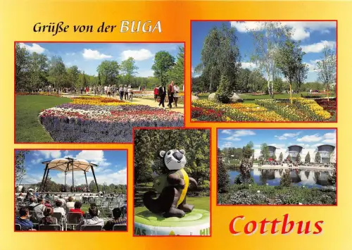 BG12712 grusse von der buga cottbus germany