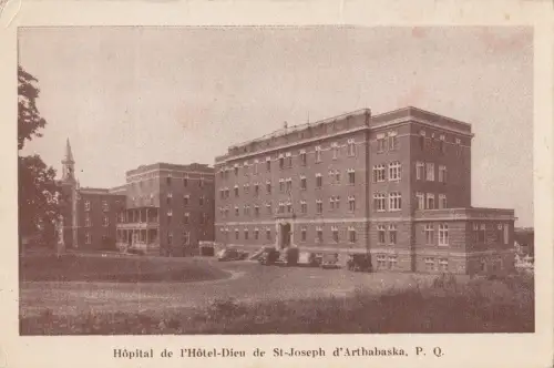 B77412 Q hopital de l hotel dieu de st joseph d ar canada scan front/back image