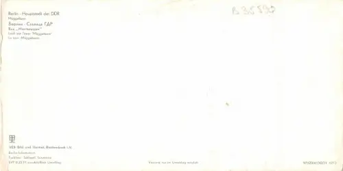 B35590 Berlin Aussichtsturm Muggelturm gebogen germany