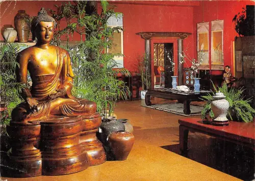 BR12858 Buddha am Eingang der fernöstlichen Postkarte